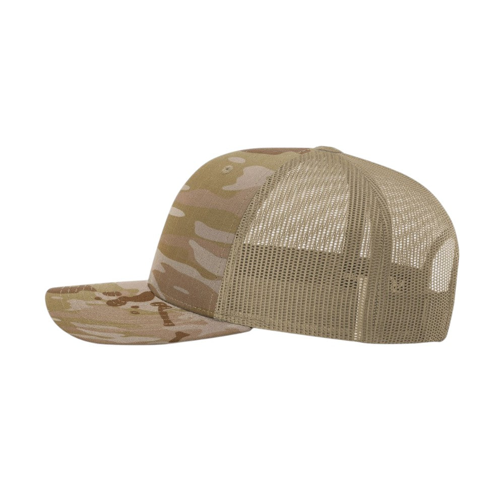 Richardson - Printed Tactical Trucker Cap - 112PT - Multicam Arid/Tan