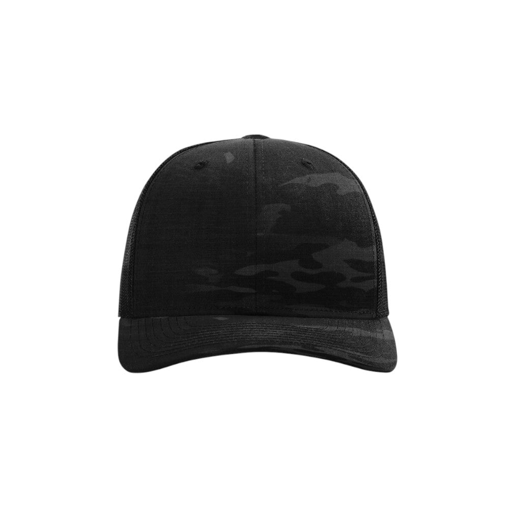 Richardson - Printed Tactical Trucker Cap - 112PT - Multicam Black/Black