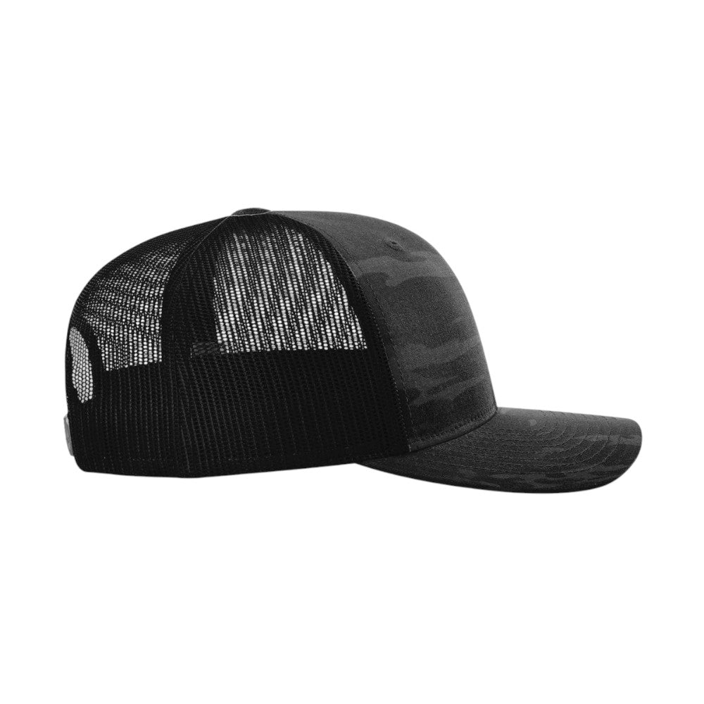 Richardson - Printed Tactical Trucker Cap - 112PT - Multicam Black/Black