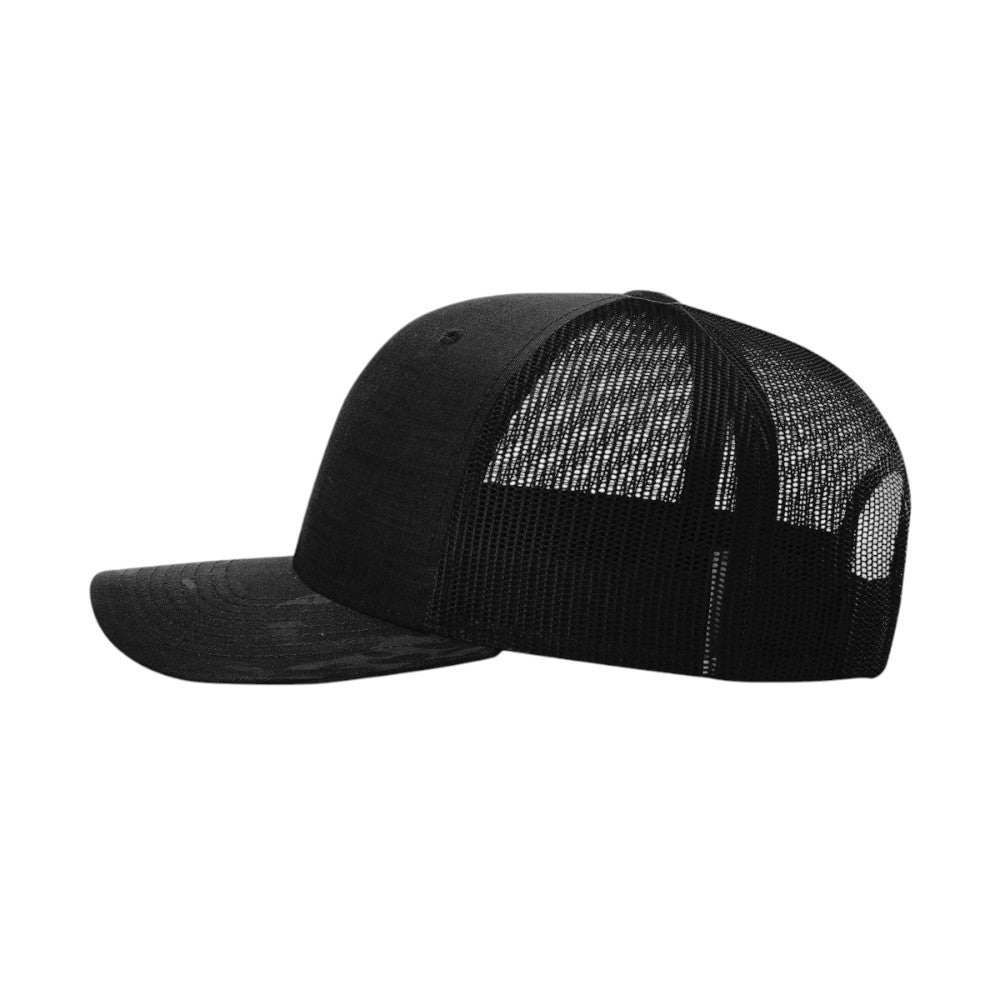 Richardson - Printed Tactical Trucker Cap - 112PT - Multicam Black/Black