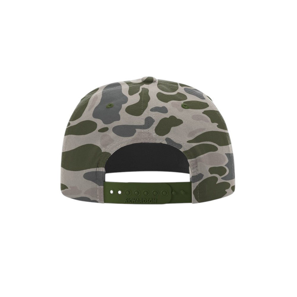 Richardson - Printed Umpqua Cap - 256P - Marsh Duck Camo/Olive Green