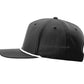 Richardson - Five-Panel Classic Rope Cap - 258 - Black/White