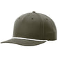 Richardson - Five-Panel Classic Rope Cap - 258 - Dark Olive/White