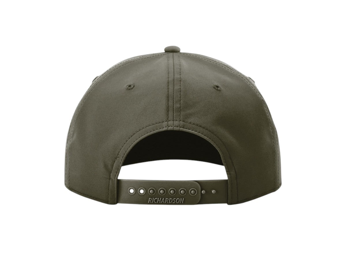 Richardson - Five-Panel Classic Rope Cap - 258 - Dark Olive/White