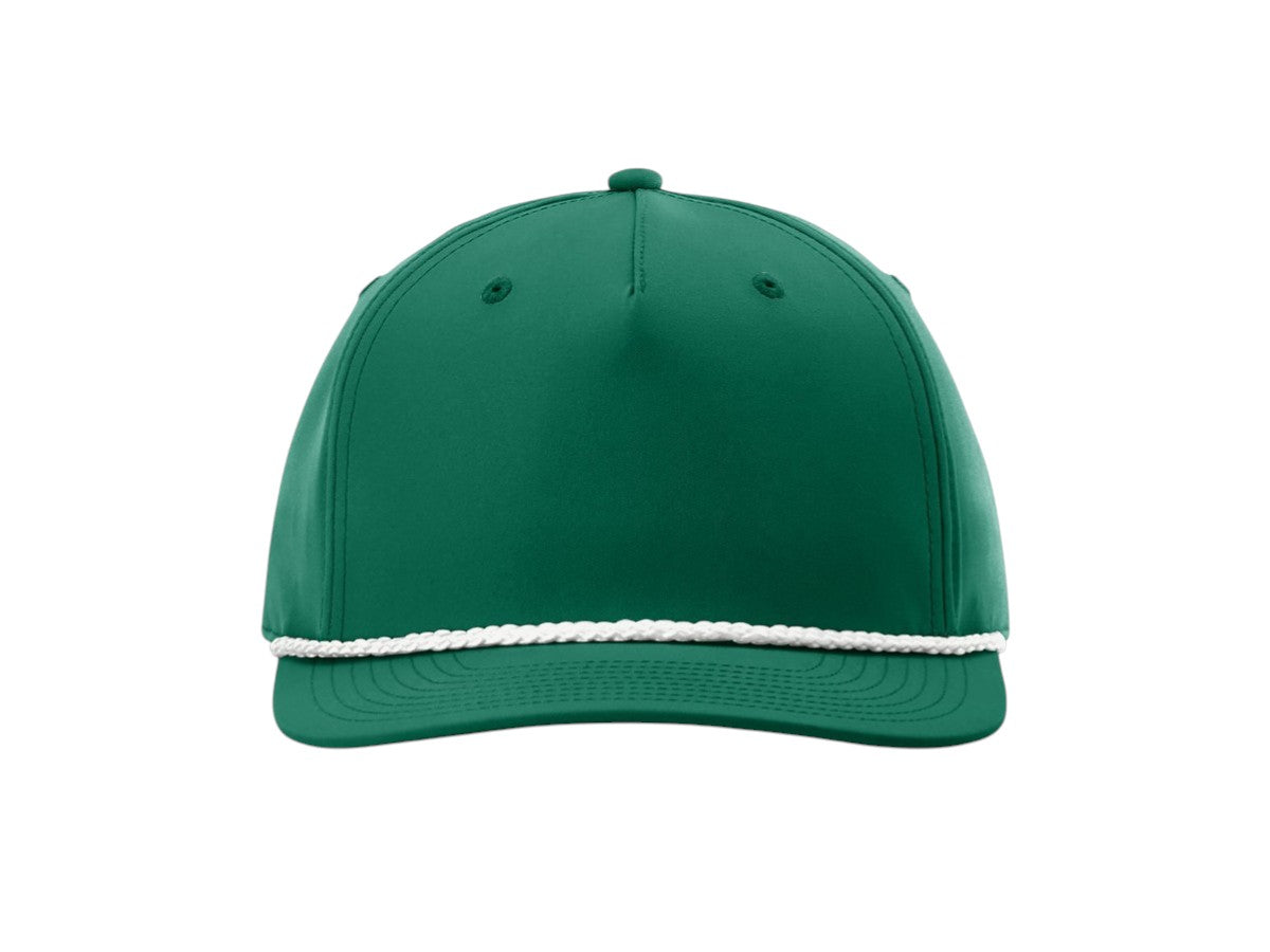 Richardson - Five-Panel Classic Rope Cap - 258 - Kelly/White