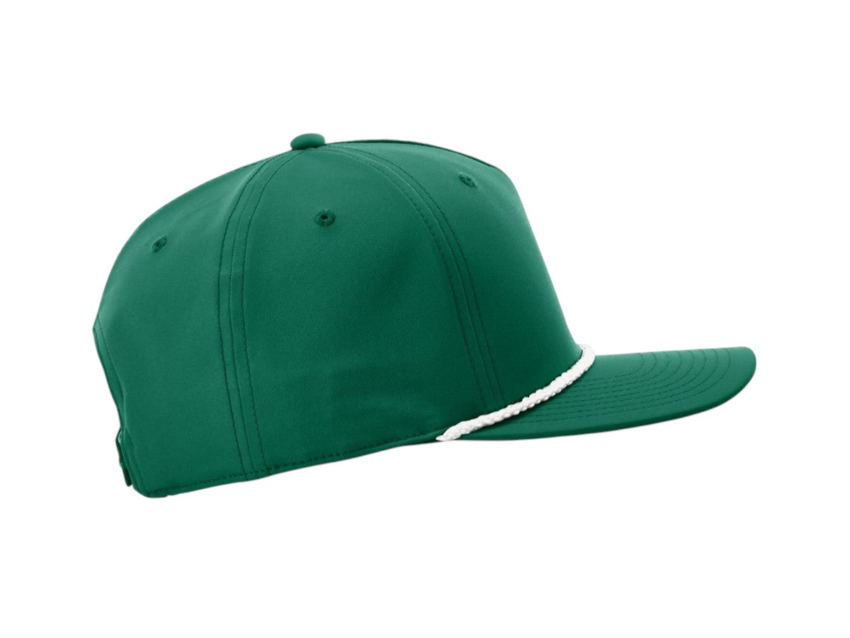 Richardson - Five-Panel Classic Rope Cap - 258 - Kelly/White