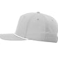 Richardson - Five-Panel Classic Rope Cap - 258 - Light Grey/White