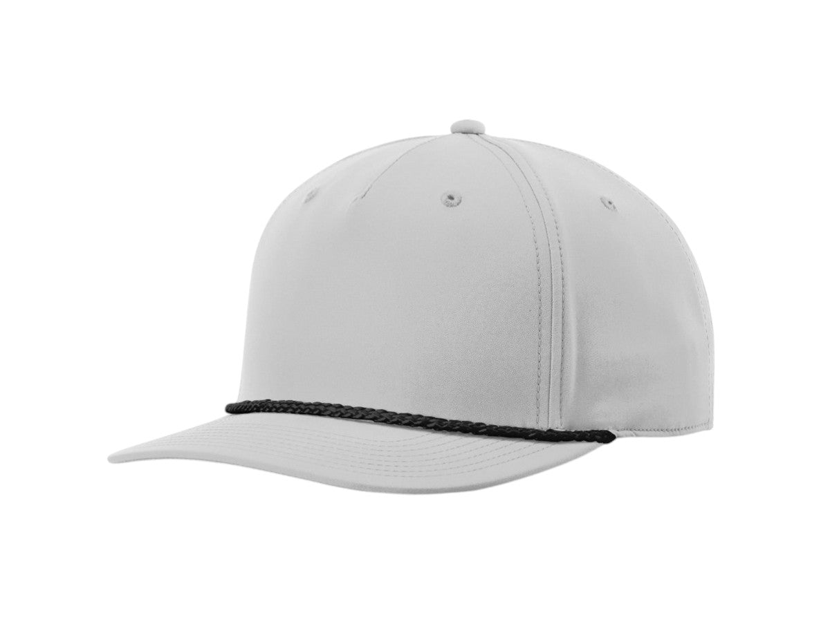 Richardson - Five-Panel Classic Rope Cap - 258 - Light Grey/Black