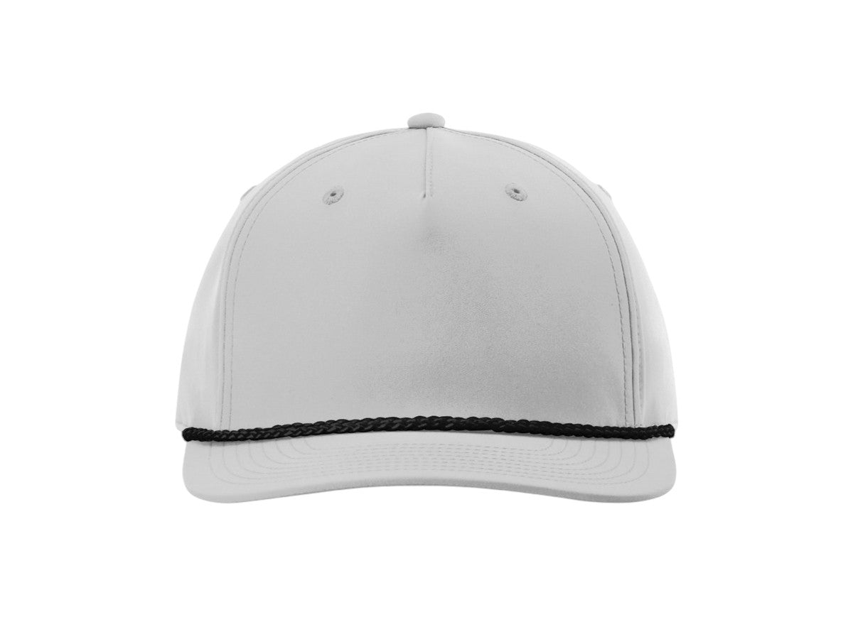 Richardson - Five-Panel Classic Rope Cap - 258 - Light Grey/Black