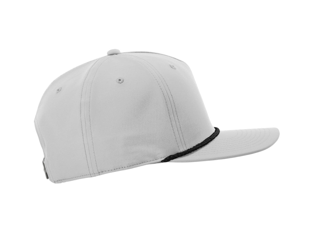 Richardson - Five-Panel Classic Rope Cap - 258 - Light Grey/Black