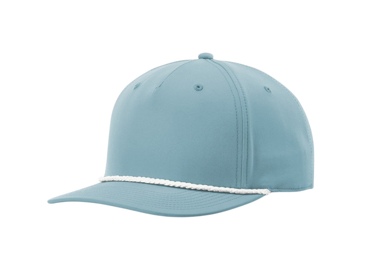 Richardson - Five-Panel Classic Rope Cap - 258 - Smoke Blue/White
