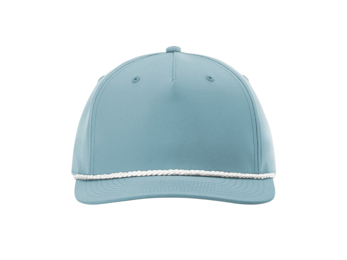Richardson - Five-Panel Classic Rope Cap - 258 - Smoke Blue/White