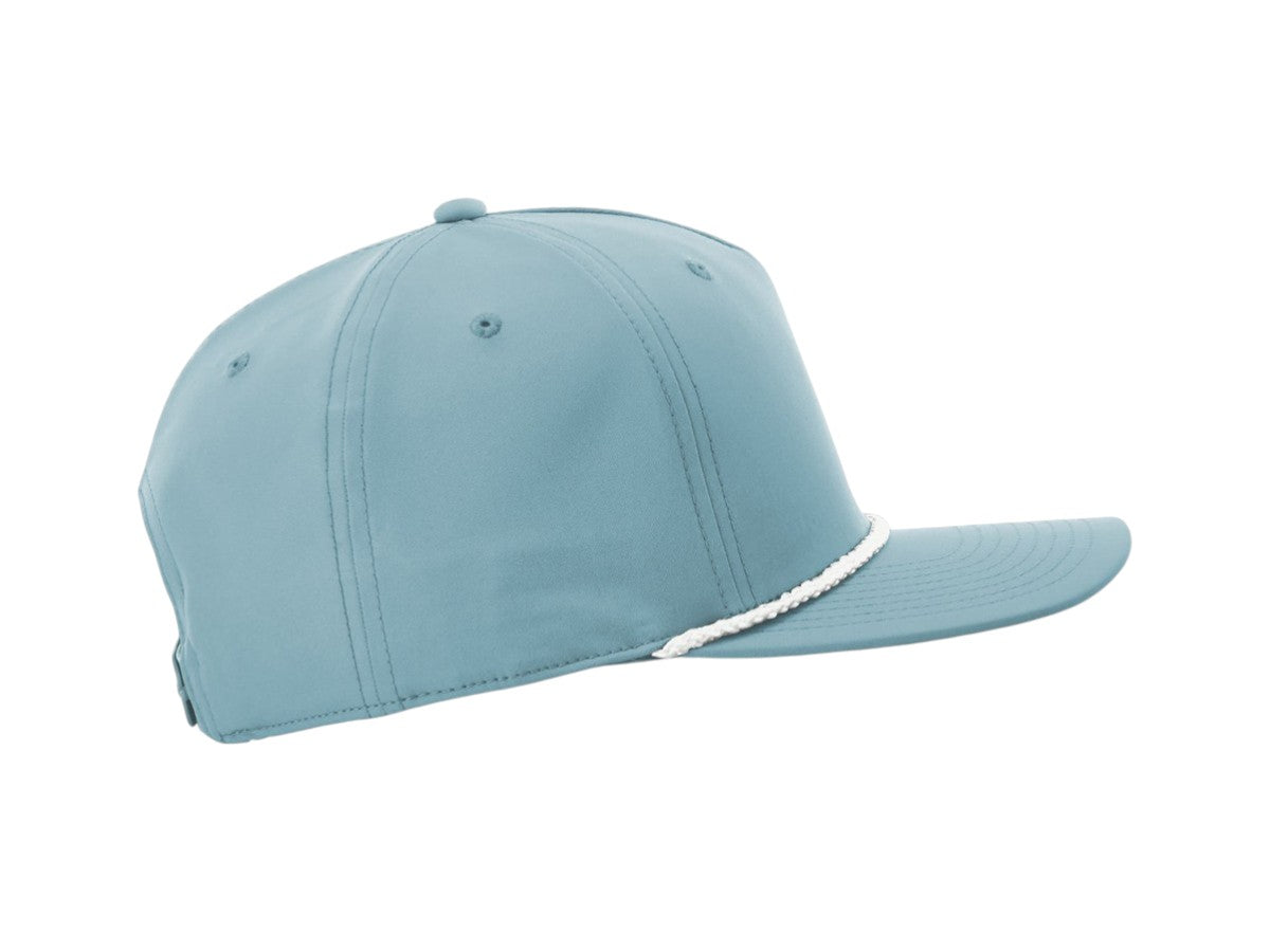 Richardson - Five-Panel Classic Rope Cap - 258 - Smoke Blue/White