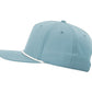 Richardson - Five-Panel Classic Rope Cap - 258 - Smoke Blue/White