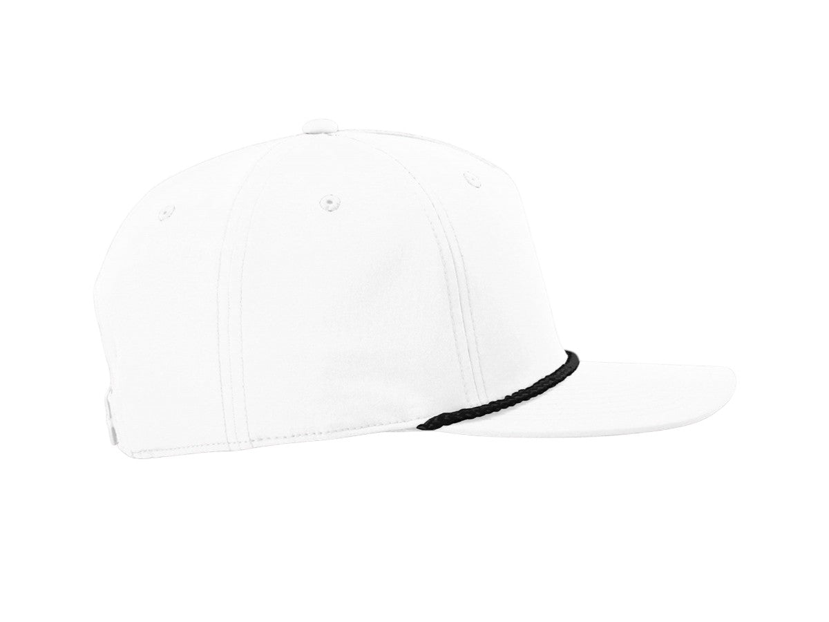 Richardson - Five-Panel Classic Rope Cap - 258 - White/Black