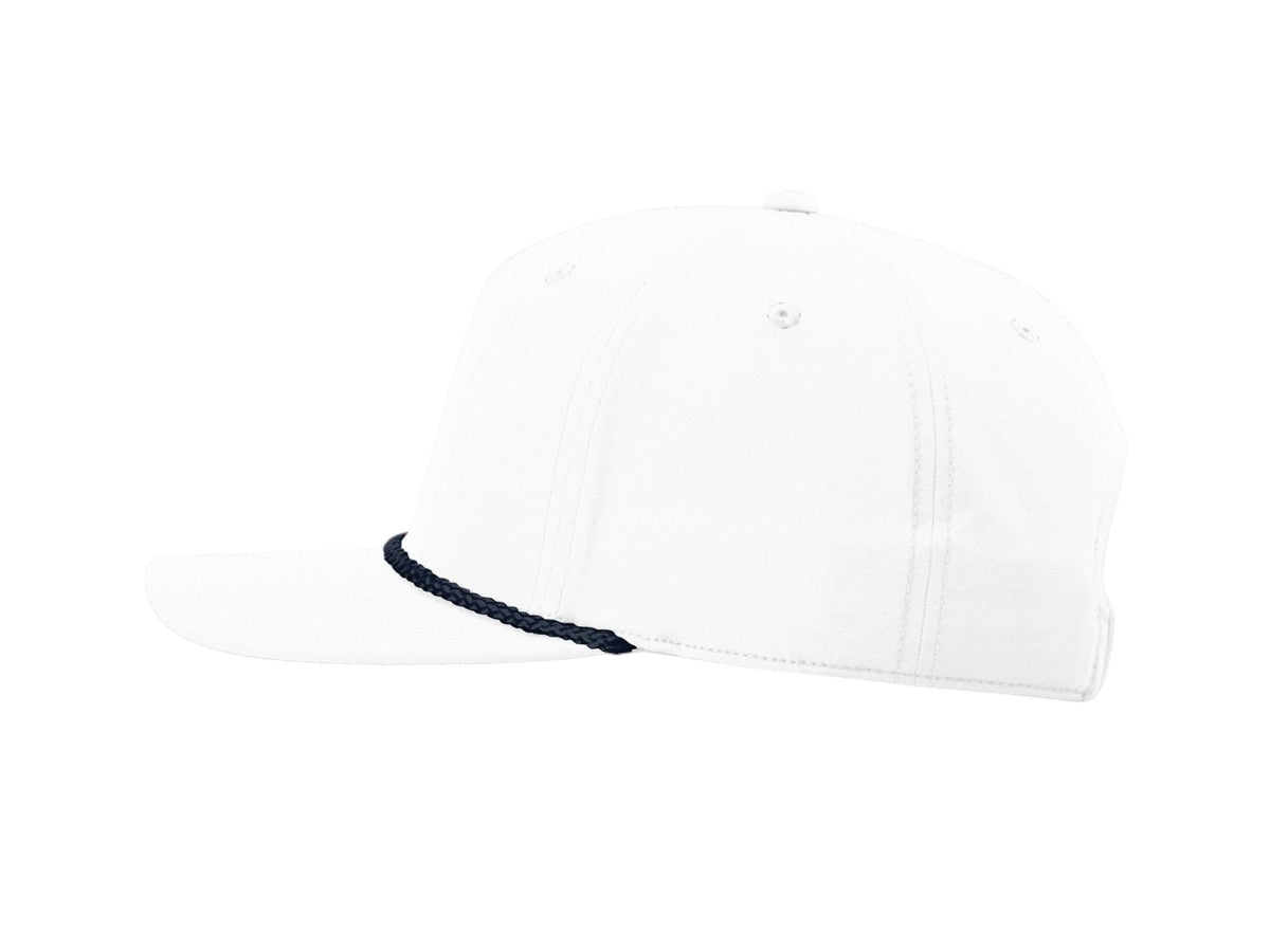 Richardson - Five-Panel Classic Rope Cap - 258 - White/Navy