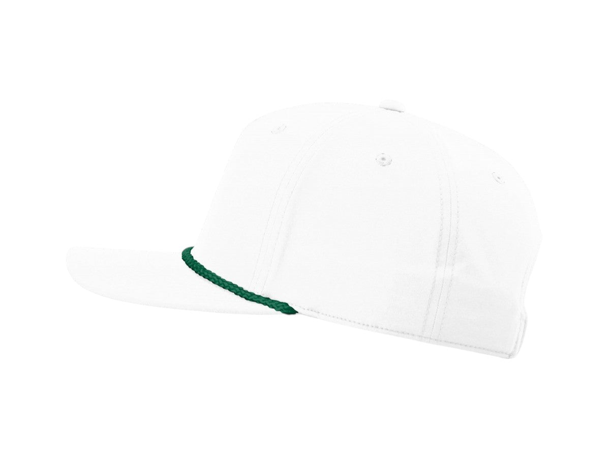 Richardson - Five-Panel Classic Rope Cap - 258 - White/Kelly