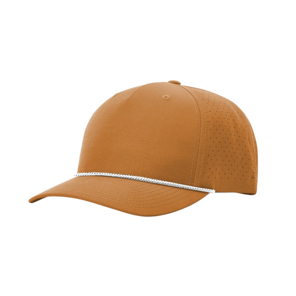 Richardson 355 Laser Perforated Performance Rope Hat - Clay/White-Black