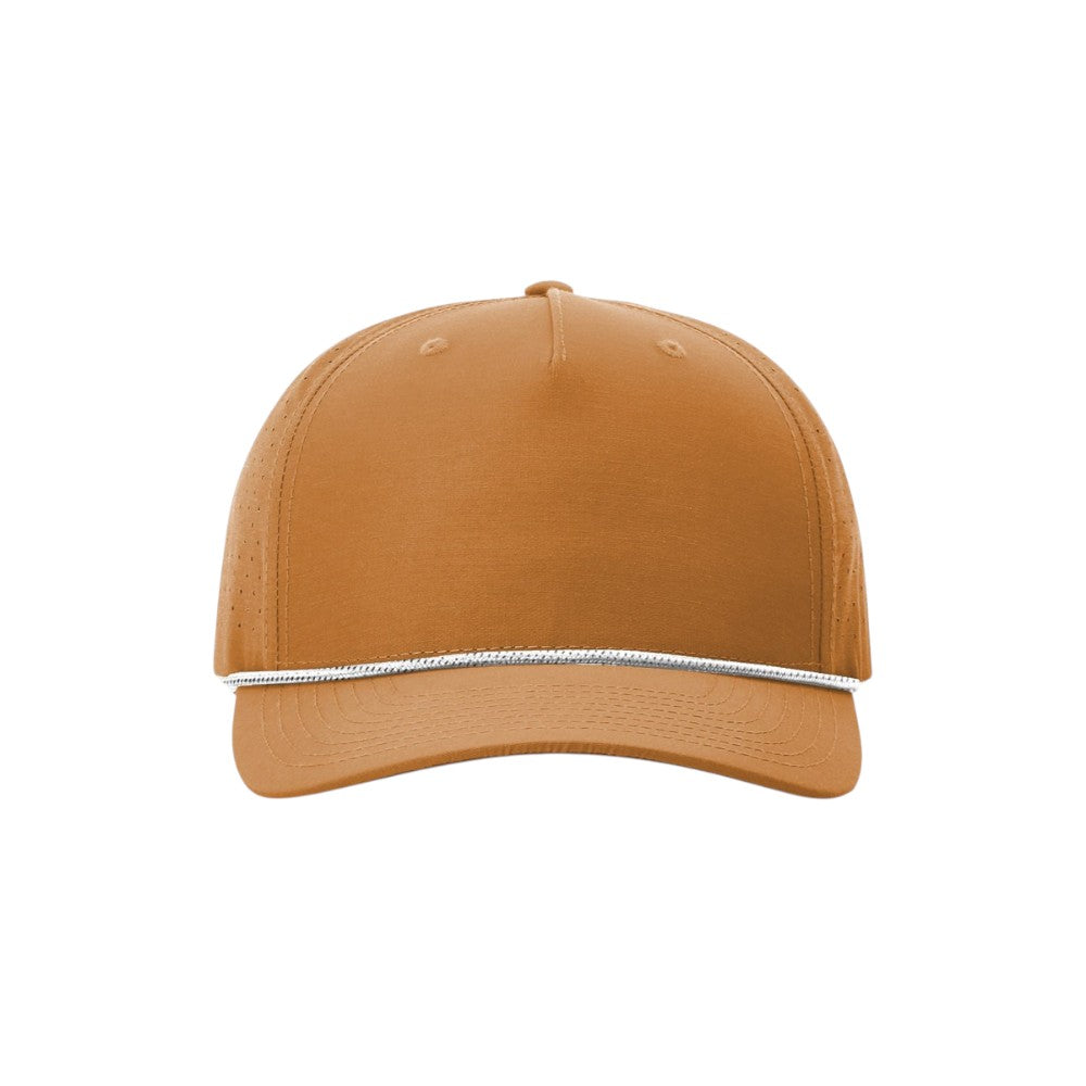 Richardson 355 Laser Perforated Performance Rope Hat - Clay/White-Black