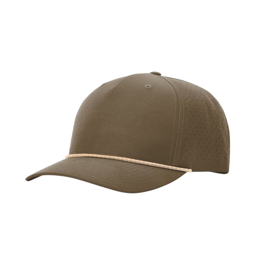 Richardson 355 Laser Perforated Performance Rope Hat - Dark Loden/Tannin-Grey