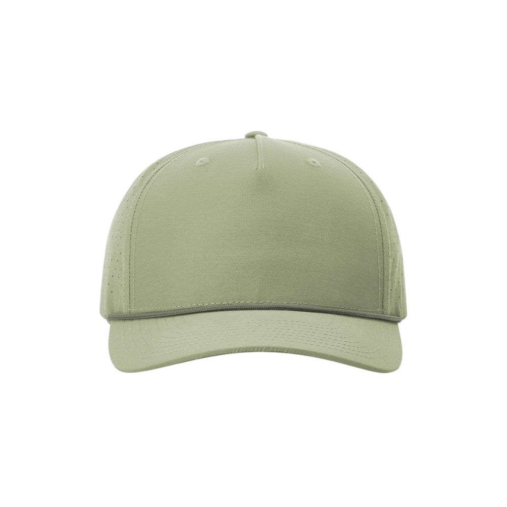 Richardson 355 Laser Perforated Performance Rope Hat - Light Olive/Olive