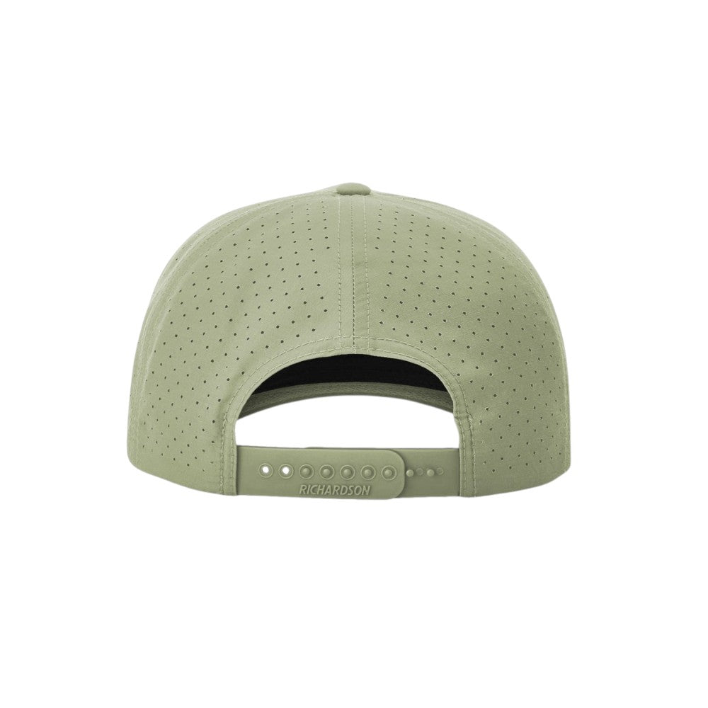 Richardson 355 Laser Perforated Performance Rope Hat - Light Olive/Olive