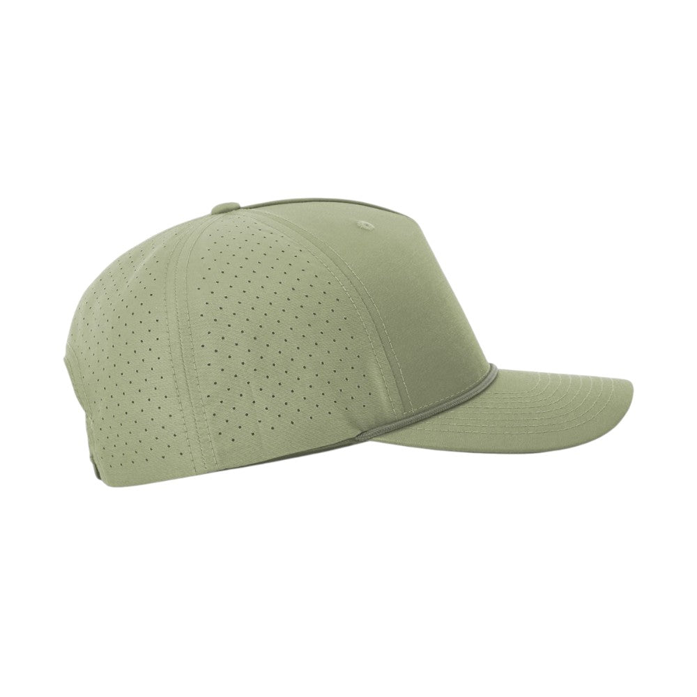 Richardson 355 Laser Perforated Performance Rope Hat - Light Olive/Olive