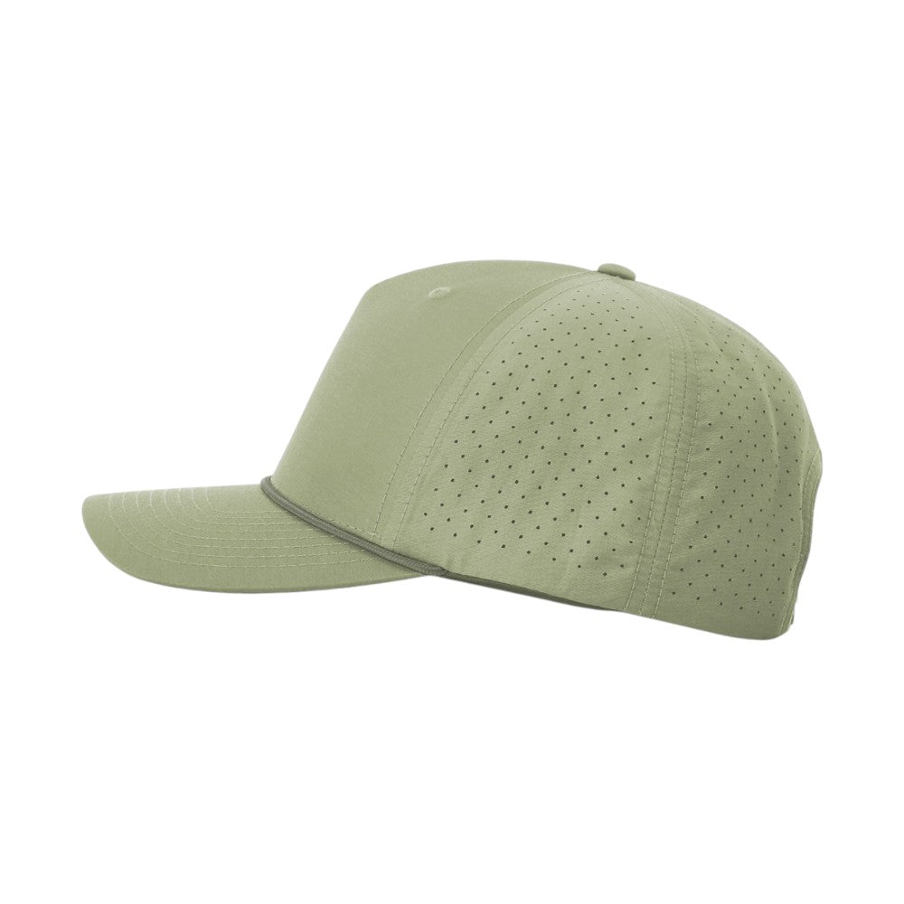 Richardson 355 Laser Perforated Performance Rope Hat - Light Olive/Olive