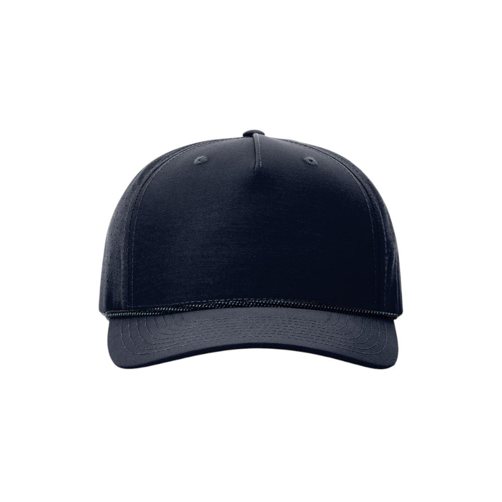 Richardson 355 Laser Perforated Performance Rope Hat - Navy/Midnight Navy-Grey-Blue