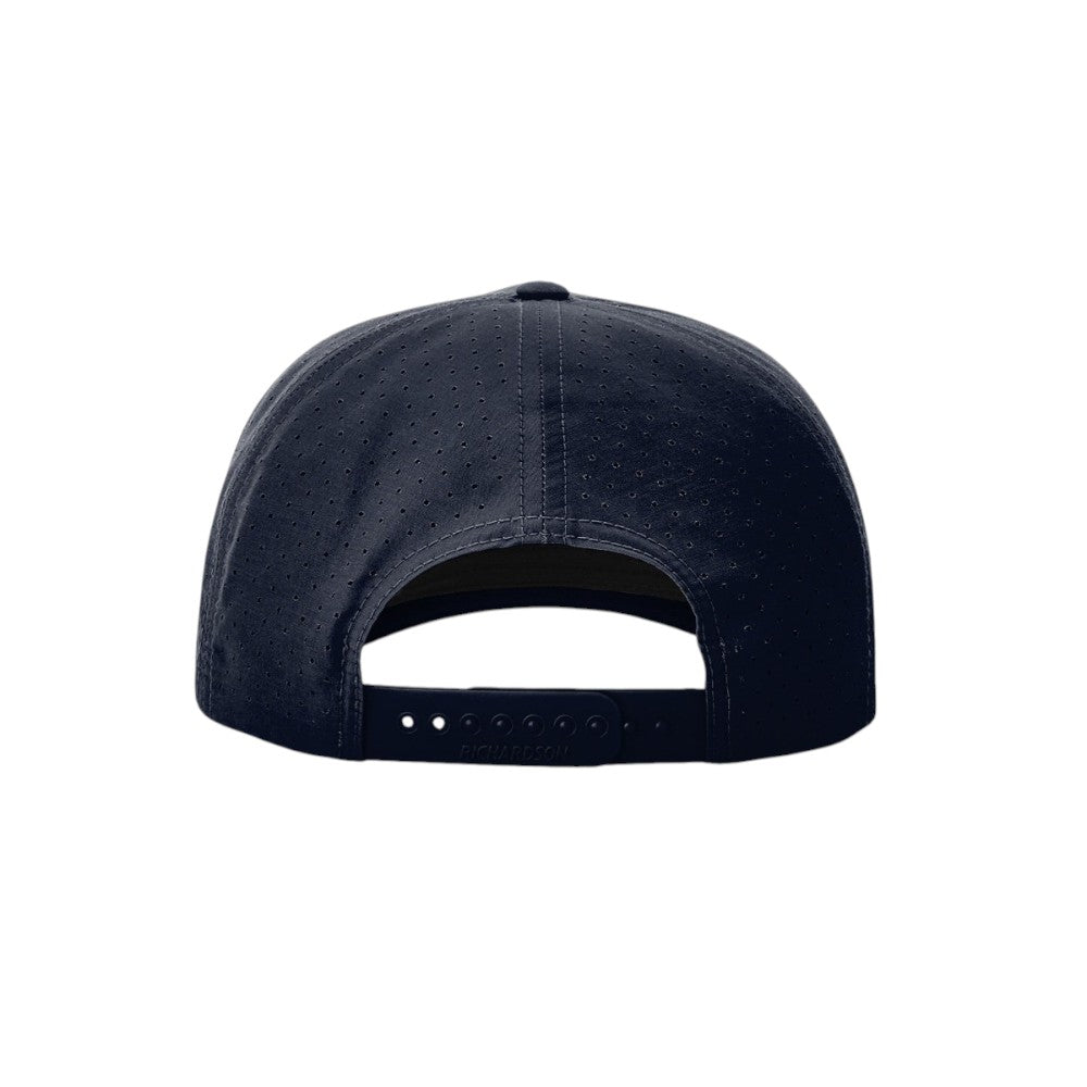 Richardson 355 Laser Perforated Performance Rope Hat - Navy/Midnight Navy-Grey-Blue