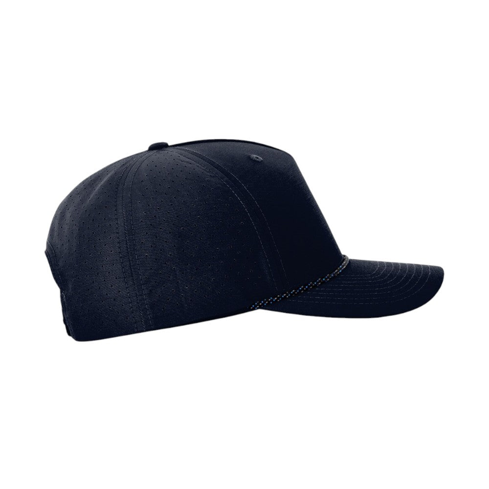 Richardson 355 Laser Perforated Performance Rope Hat - Navy/Midnight Navy-Grey-Blue