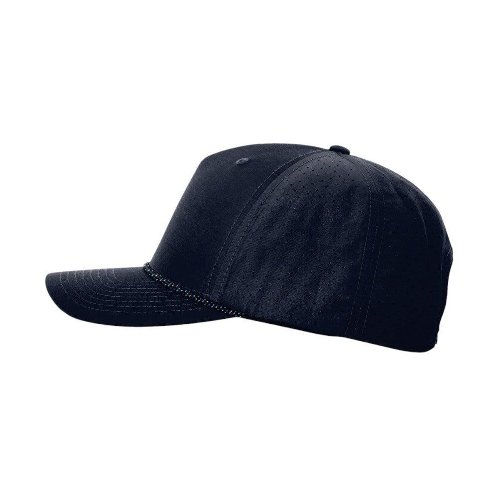 Richardson 355 Laser Perforated Performance Rope Hat - Navy/Midnight Navy-Grey-Blue