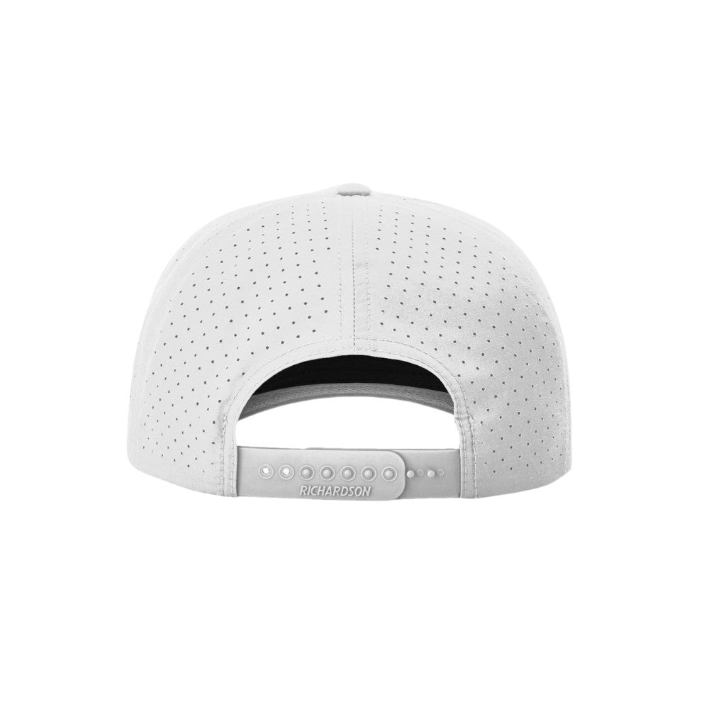 Richardson 355 Laser Perforated Performance Rope Hat - Silver/Black-Silver
