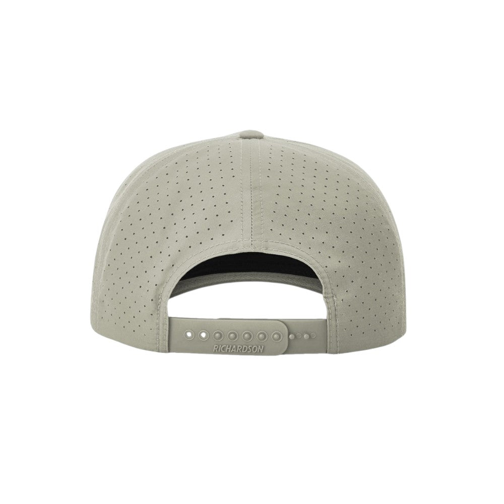 Richardson 355 Laser Perforated Performance Rope Hat - Trench Coat/Russet-Grey
