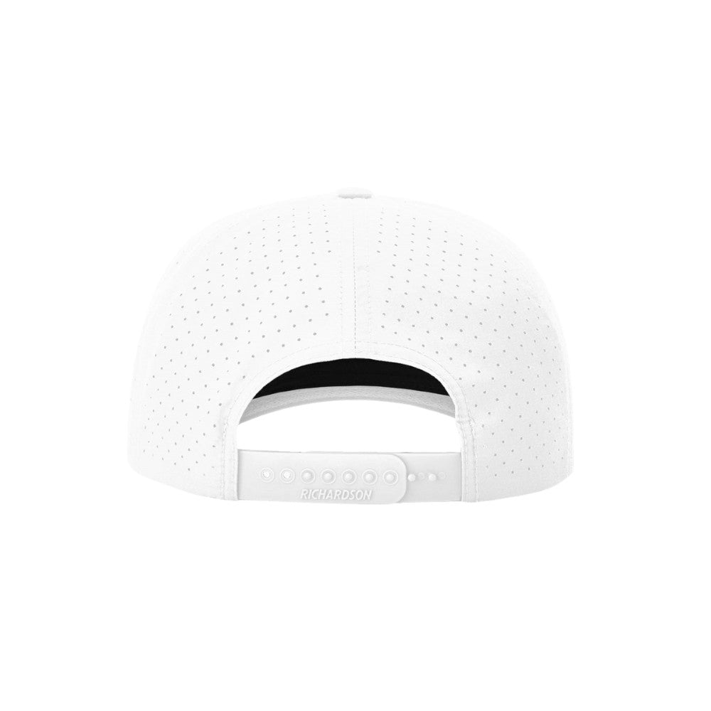 Richardson 355 Laser Perforated Performance Rope Hat - White/White-Black