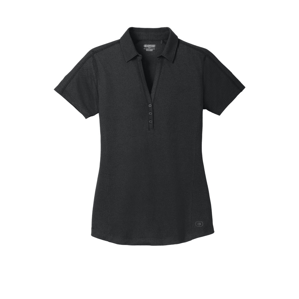 OGIO® Women's Onyx Polo - Blacktop