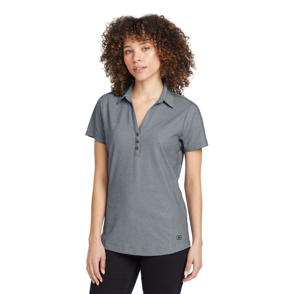 OGIO® Women's Onyx Polo - Petrol Grey