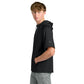 Richardson Charge Performance Fleece Short Sleeve Hoodie - Black