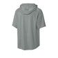 Richardson Charge Performance Fleece Short Sleeve Hoodie - Grey