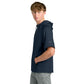 Richardson Charge Performance Fleece Short Sleeve Hoodie - Navy
