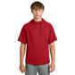 Richardson Charge Performance Fleece Short Sleeve Hoodie - Red