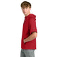 Richardson Charge Performance Fleece Short Sleeve Hoodie - Red