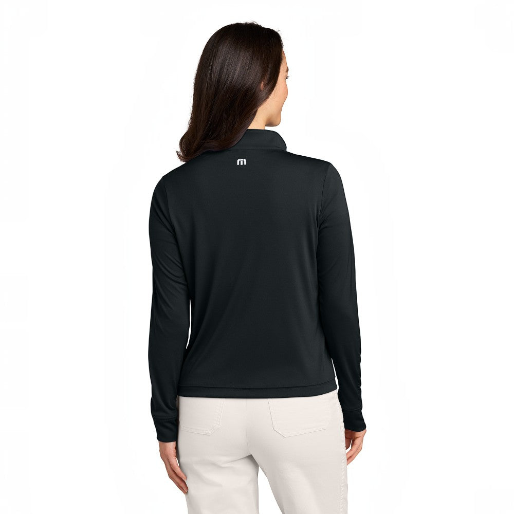 TravisMathew Women’s Coto 1/2-Zip - Black