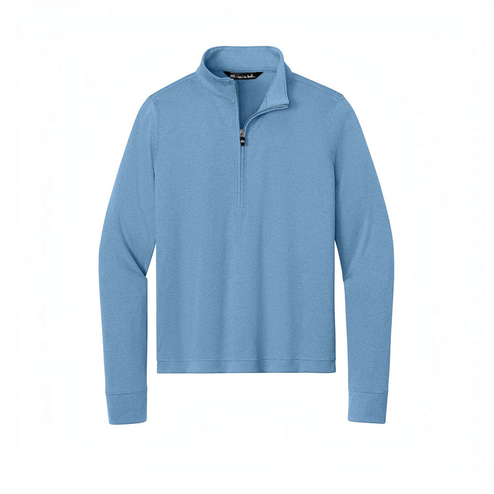TravisMathew Women’s Coto 1/2-Zip - Brilliant Blue Heather