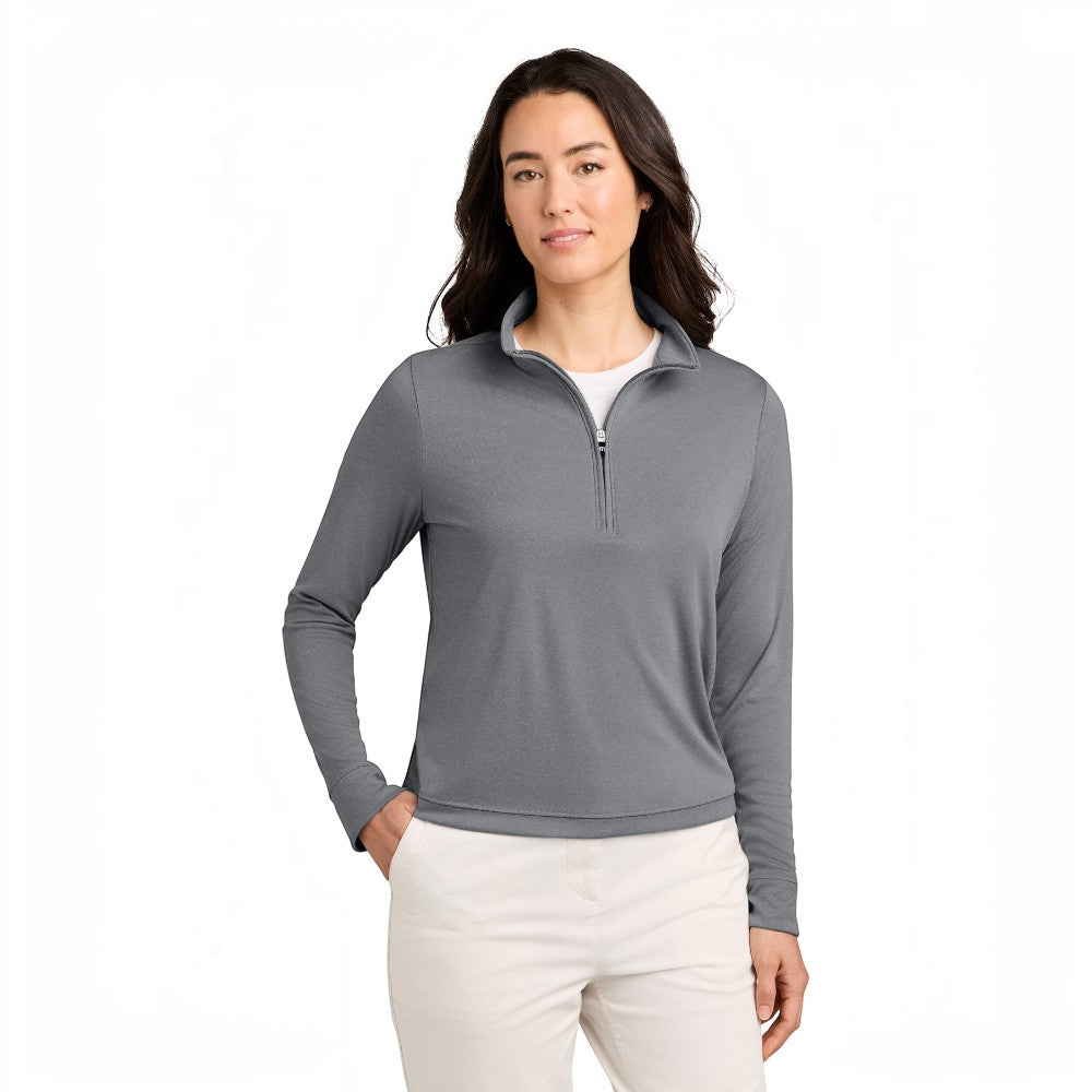 TravisMathew Women’s Coto 1/2-Zip - Quiet Shade Grey Heather