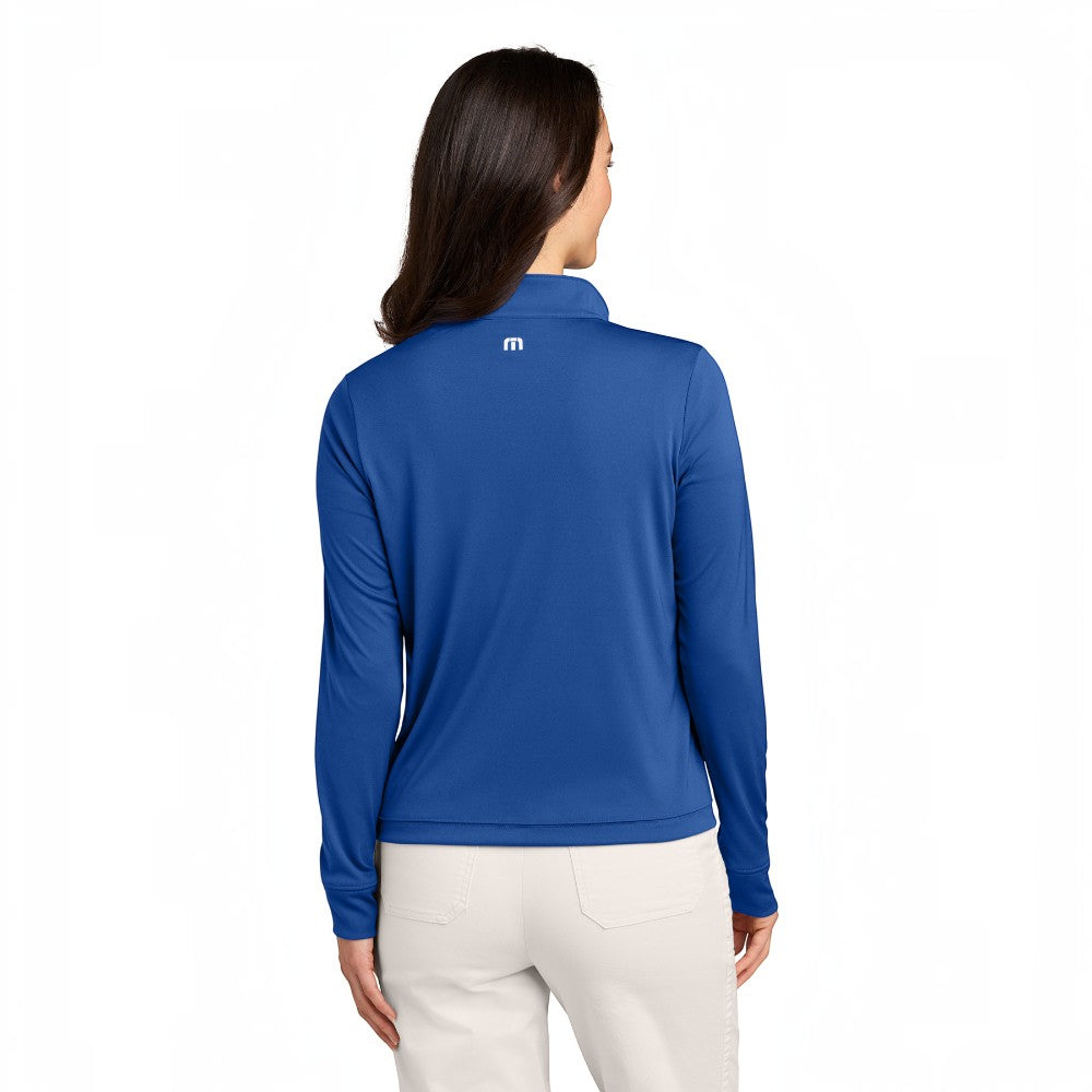TravisMathew Women’s Coto 1/2-Zip - Royal Blue