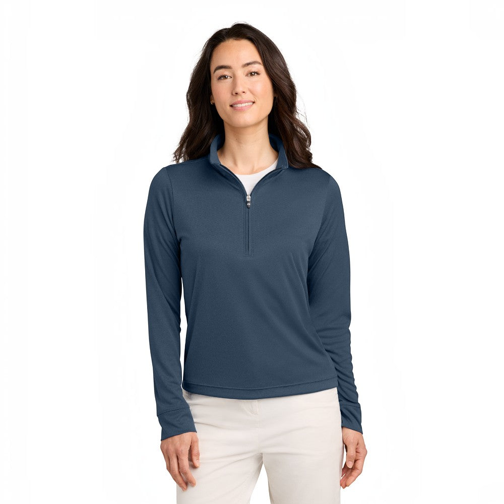 TravisMathew Women’s Coto 1/2-Zip - Vintage Indigo/Black
