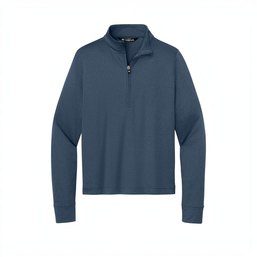 TravisMathew Women’s Coto 1/2-Zip - Vintage Indigo/Black