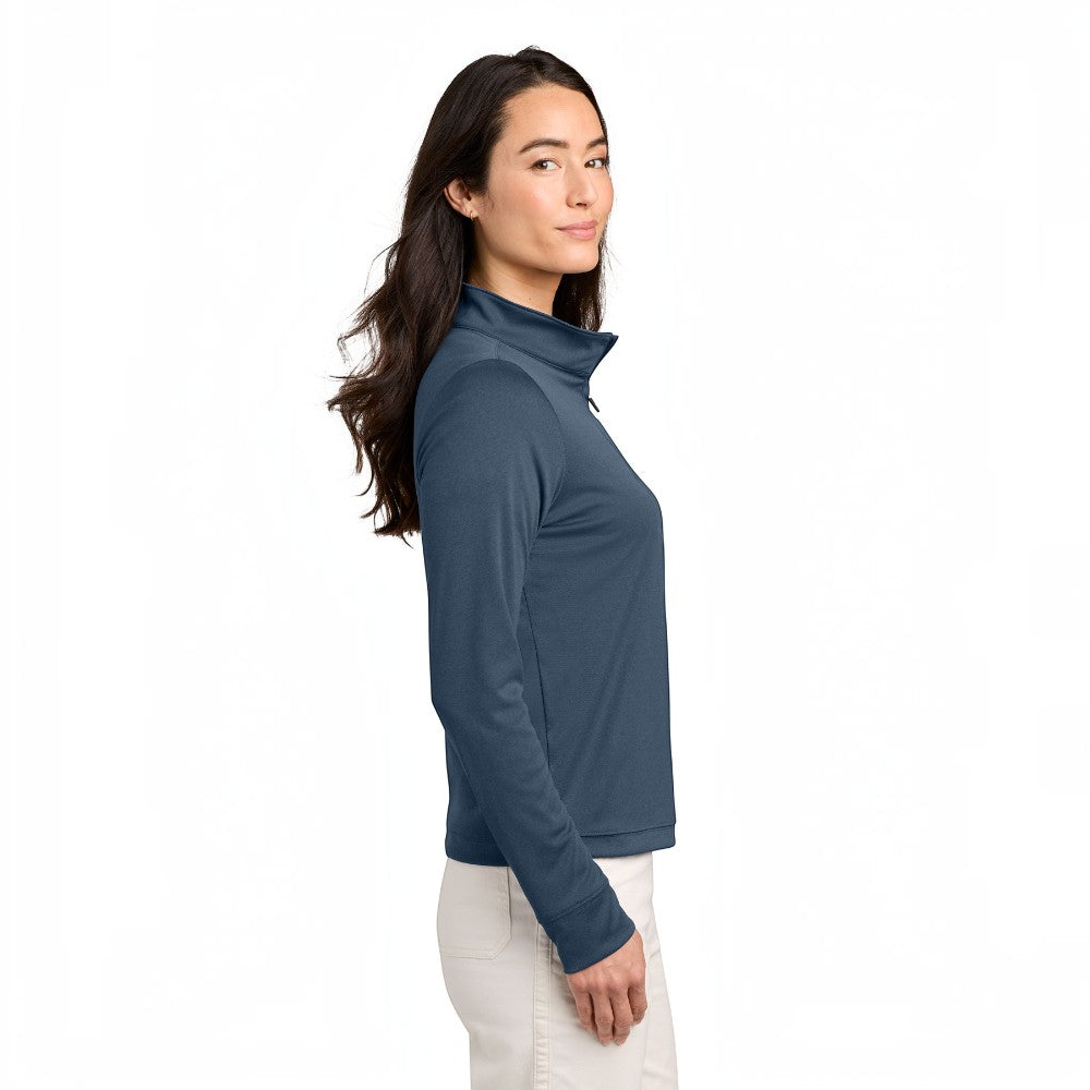 TravisMathew Women’s Coto 1/2-Zip - Vintage Indigo/Black