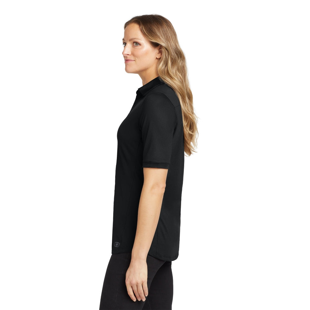 OGIO® Women's Metro Polo - Blacktop